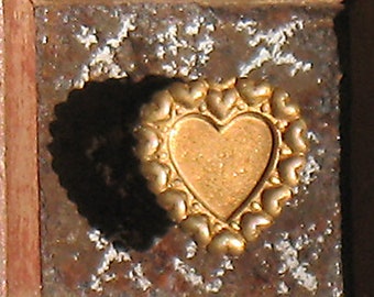 Just Call Me Sweetheart - Heart Art - Valentine Art - Mixed Media - Reclaimed Wood  Collage - Minimalist -  Assemblage Art -  Mini Wall Art