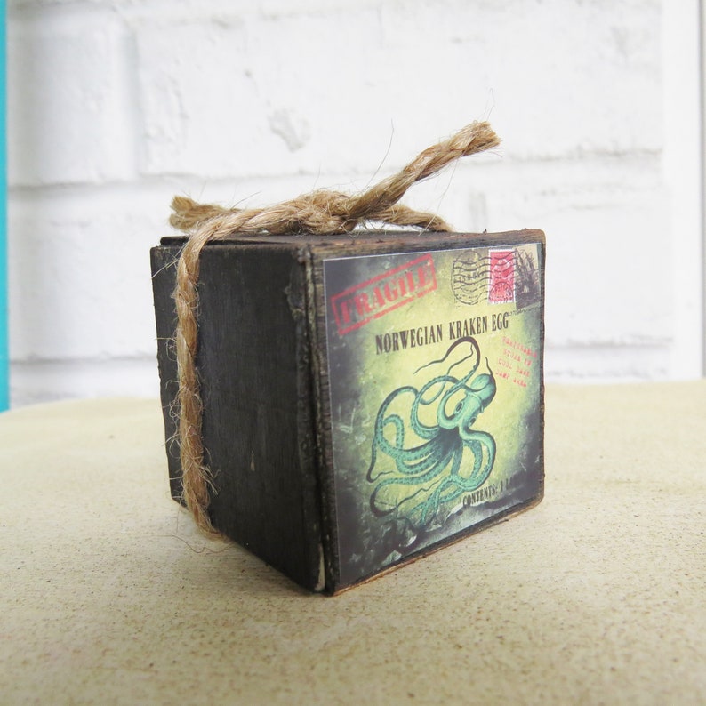Miniature Phoenix Egg Crate-Dollhouse Egyptian Phoenix Egg shipping crate