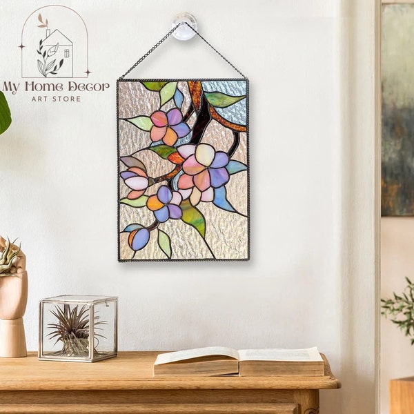 Stined Glass Window Hanging | Suncatcher | Bring colors to your home | Wall Decor | Stained Glass Art | Mothers Day Gift | Unique Gift