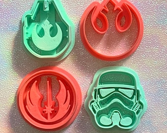 Star Wars Polymer Clay Ausstechformen-Set | Stormtrooper | Rebellen-Ausstechform