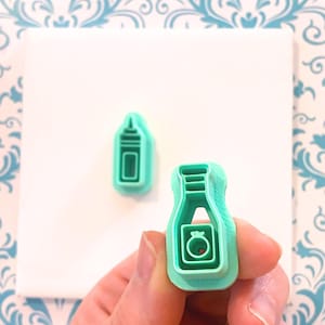 Ketchup & Senap BFF Set Polymer Clay Stansar | Roliga Mat Örhängesstansar
