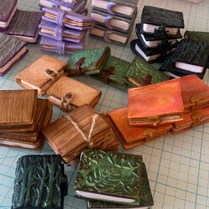 Book Cutter Set for Polymer Clay | Tiny Book Cover, Page Cutters