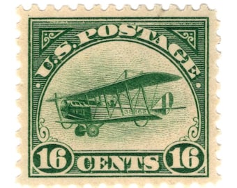 United States Scott# C2, XF, Mint LH, Airmail Stamp, Curtiss Jenny