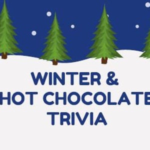 Winter Snow Day Game, Hot Chocolate Social Game, Snow Day Fun, Snow Day Games, Winter Fun, Winter Trivia, Indoor Winter Activities, Kids Gam