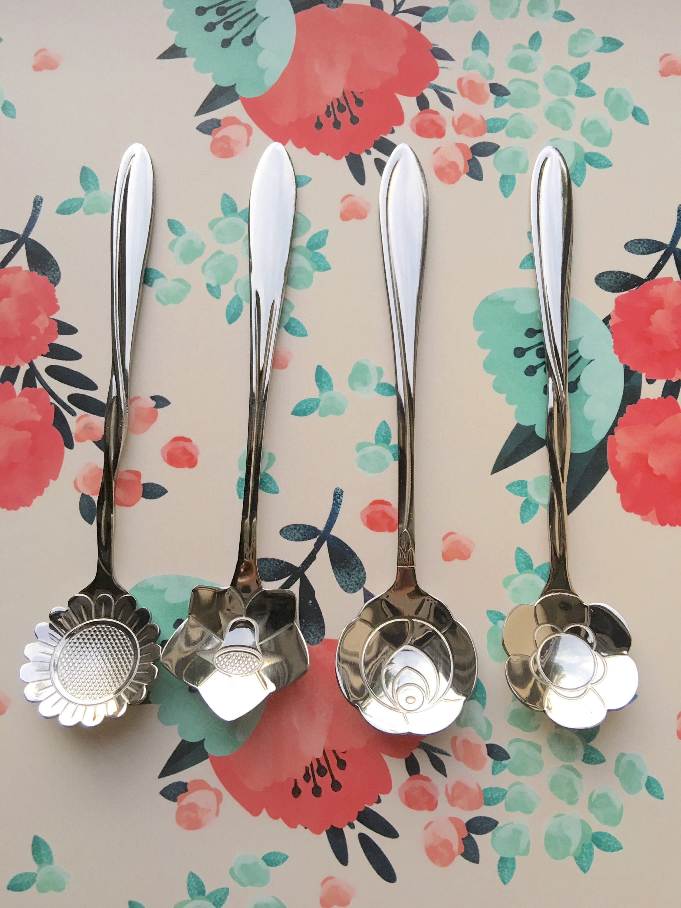 Mary Poppins Flower Tea Spoons Spoonful of Sugar Tea Gift Etsy