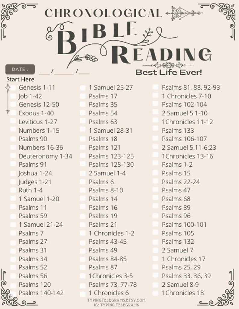 JW Bible Reading Schedule Chronological JW Planner JW Pioneer Gifts Best Life Ever Gifts Jw Family Worship Game Night Jw kids Jw Printable 画像 4