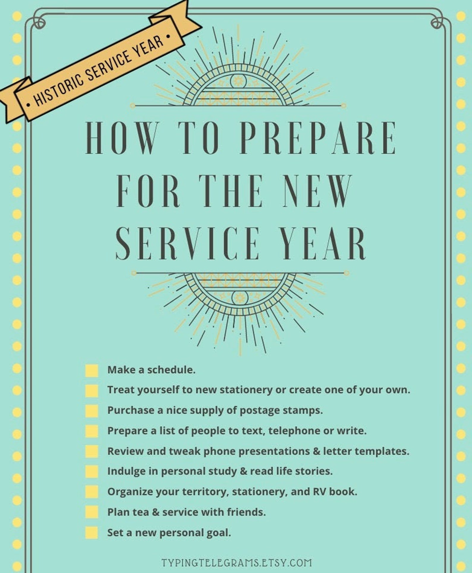 JW Happy New Service Year Graphics JW Pioneer Gifts Best Etsy