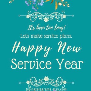 Floral JW New Service Year Graphics, JW Pioneer Gifts, Best Life Ever Pioneer JW New Service Year Printable jw pioneer graphics jw vintage image 4