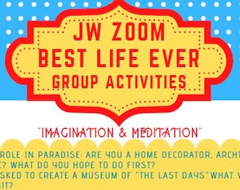 JW Activities, Best Life Ever Games, JW Family Worship Night, Worksheet, Zoom, JW Games, Jw fwn Ideas, Jw Kids Caleb & Sophia Best Life Ever
