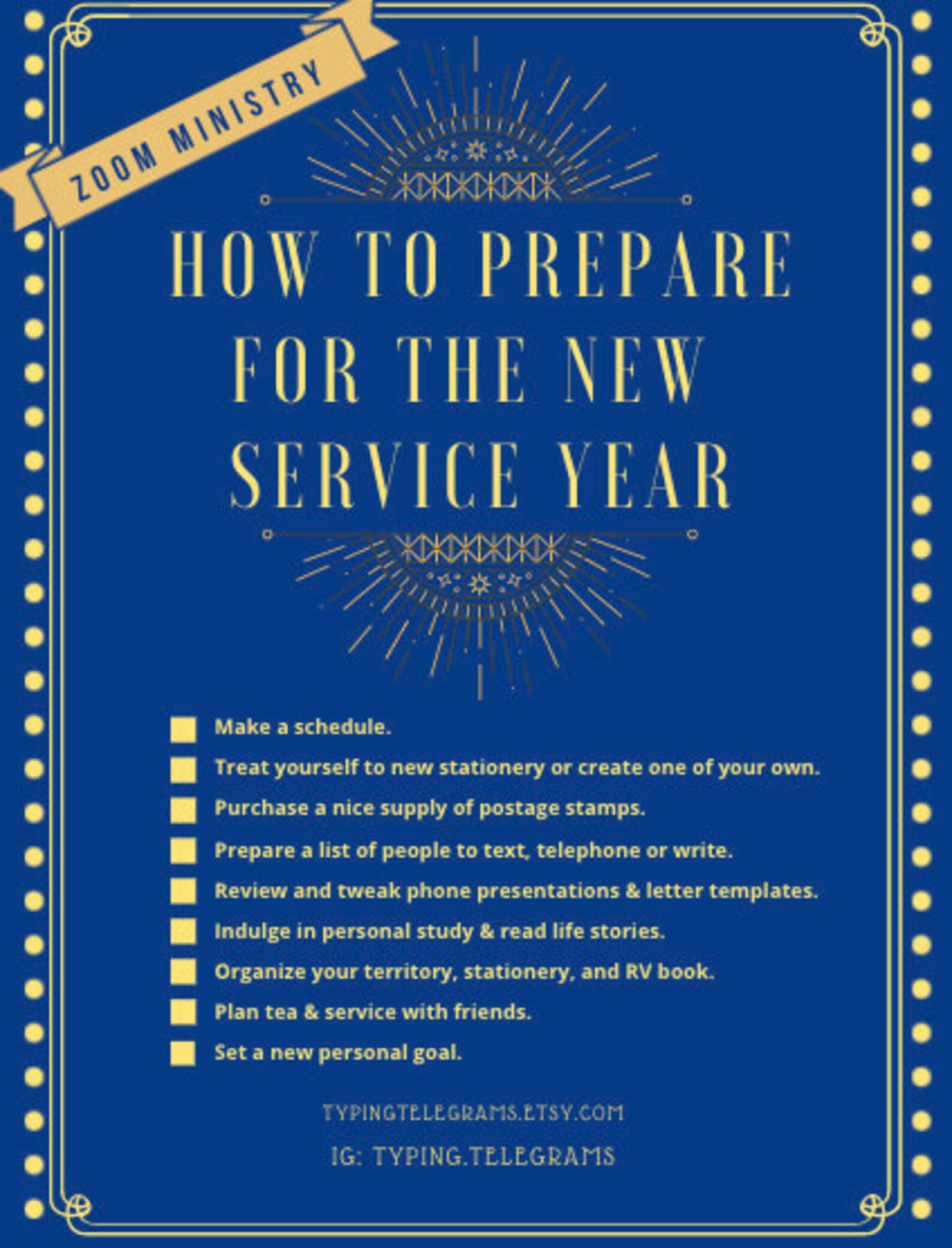 JW Happy New Service Year Graphics JW Pioneer Gifts Best Etsy