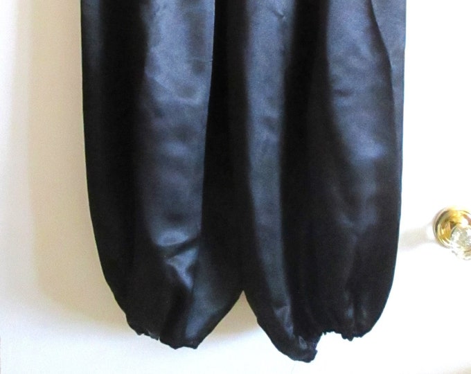 Black Haram Pants Satin Handmade Belly Dancing Custome Etsy
