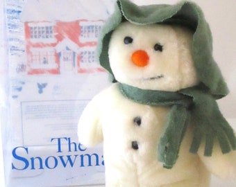 Snowman Raymond Briggs by Eden 1986 with Original Box Large Size Plush