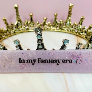 In my Fantasy era Bookmark | Birthday Gift | Resin Bookmarks | Booktok | Book lovers | Book Club | Handmade| Book Accessories | For her
