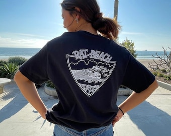 Rat Beach Surfing Rat Tee - Light Blue - Etsy