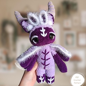 Modèle au crochet Anxiety Guardian - Crochet de soutien émotionnel - Peluche Amigurumi