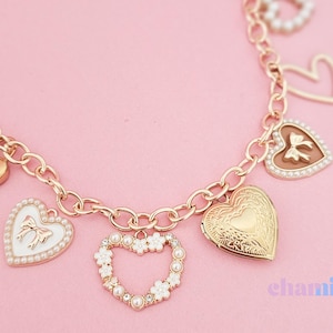 Personalized Necklace, Gold Charm Necklace, Customizable Charm Necklace, Build Your Own Charm Necklace, Charms for Jewelry