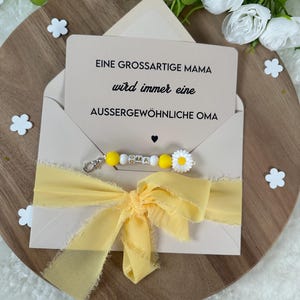 Schwangerschaftsankündigung für Oma Karte Schlüsselanhänger annonce grossesse mamie