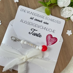 Anúncio para futura gravidez de tante bebê grávida pais schwester primo freundin Tante dutsh allemand Schlüsselanhänger