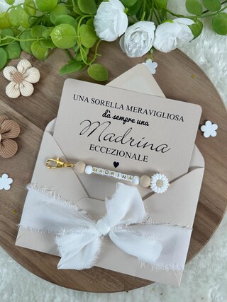 Portachiavi Regalo Migliore Amica Con Biglietto E Busta Kraft - Cuore Con Incisione, Oro Rosa
