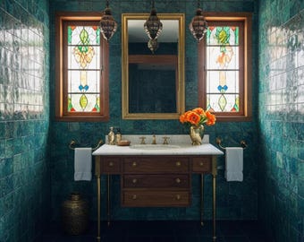 Handmade Carrara Marble Vanity Sink: Elegant Bathroom Basin M1F022