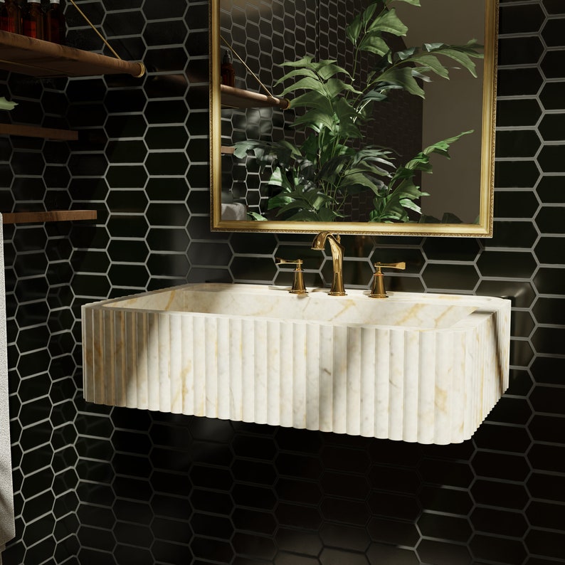 Natural-Stone-Calacatta-Viola-Sink_marble-sink_fluted-sink_vessel-sink_wall-mount_calacatta-gold_natural-stone_stone-basin_vanity-top_powder-room_luxury-bathroom_marble-floating-sink_bathroom-sink_custom-marble