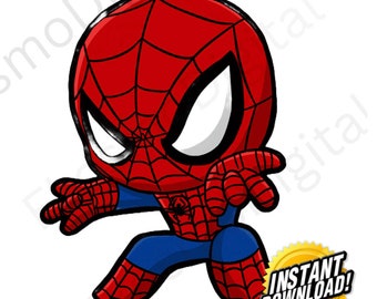 mignon petit spidey png spidey spidey clipart tshirt png spidey héros incroyable fête d'enfants super-héros enfants art mural