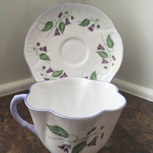 Shelley Campanula Teacup + Saucer Set