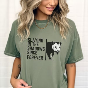 Possum minnaar shirt voor verjaardagscadeau, grappige opossum tee, possum shirt voor vrouwen, sarcastische dieren t shirt, grappige dieren tshirt, opossum tee