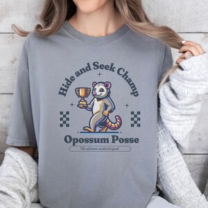 Shirt voor opossum-liefhebber voor verjaardagscadeau, grappig T-shirt met opossum, shirt voor vrouwen, T-shirt met sarcastische dieren, T-shirt grappige dieren, T-shirt met grappige dieren, T-shirt met opossum