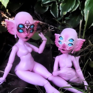 Melanie Martinez portals doll/ head, monster high BJD hybrid