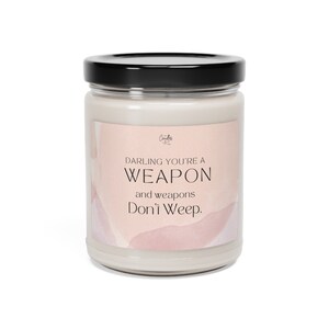 Scented Soy Wax Candle, Girl Boss, Girl Power quotes, Quotes, Candle Gift, The Perfect Gift, Thoughtful gift, Inspirational quotes