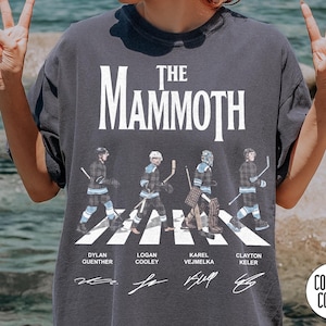 Vintage The Mammoth Hockey Shirt Abbey Road Tshirt, Guenther Cooley Vejmelka Keller Tee, Utah Hockey Fans Gift, Unisex Sweatshirt, Kids Tee