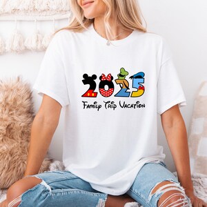 Disney 2025 Shirts, Disney Clothes, Disneyworld Shirts, Disney Family Vacation Matching T-shirt, Disney, Disney Trip Shirt, Disney Trip 2025