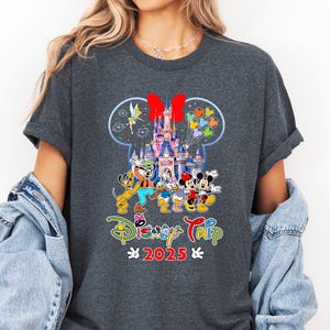 Mickey and Minnie Tshirt, Disney Trip 2025 Shirt, Disneyland Shirts, Disney Family Matching Shirt, Magical Castle Shirt, Disneyworld Tee