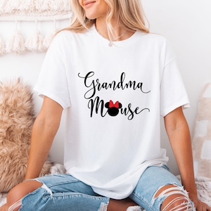 Disney Grandma Shirt, Mothers Day Shirt for Grandma, Disney Minnie Mouse Shirt, Disney Gift for Grandma, Disney Family Matching Shirt