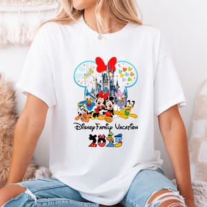 Disney Family Vacation 2025 Shirt, Mickey and Minnie Tshirt, Disneyland Shirts, Disney Family Matching Shirt, Magical Castle Shirt