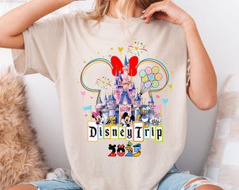 Magic Kingdom Shirt, Disney Family Trip 2025 Shirts, Disney Family Matching Shirt, Magical Castle Shirt, Disneyland Shirts, Minnie Ear Tee
