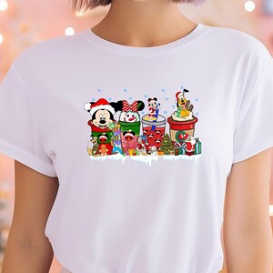 Mickey and Friends Christmas Shirt, Christmas T-Shirt, Christmas Gift, Disneyland Family Tour, Vacation Shirt, Disney Matching Tee