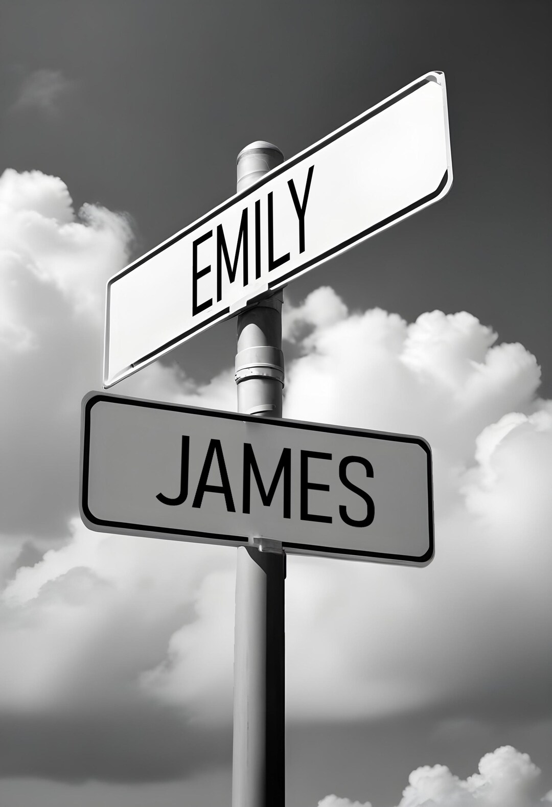 Full Name Sign Personalized Name Vintage Street Sign Poster, Custom Name Direction ...