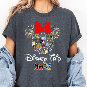 Disney Family Shirt, Disney Family Trip 2025 Shirt, Disney Ear Shirt, Mickey and Friends, Disney Mickey Silhouette, Disneyland Shirts