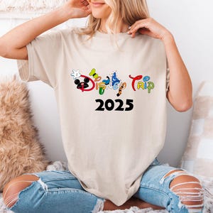 Disney Vacation T-shirt, Disney Trip 2025 Shirt, Disneyland Shirts, Disney Clothes, Disney Trip Shirts, Disney Family Matching Shirt