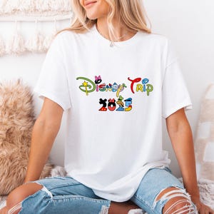 Disney Trip 2025 Shirt, Disneyland Shirts, Disney Vacation T-shirt, Disney Clothes, Disney Trip Shirts, Disney Family Matching Shirt