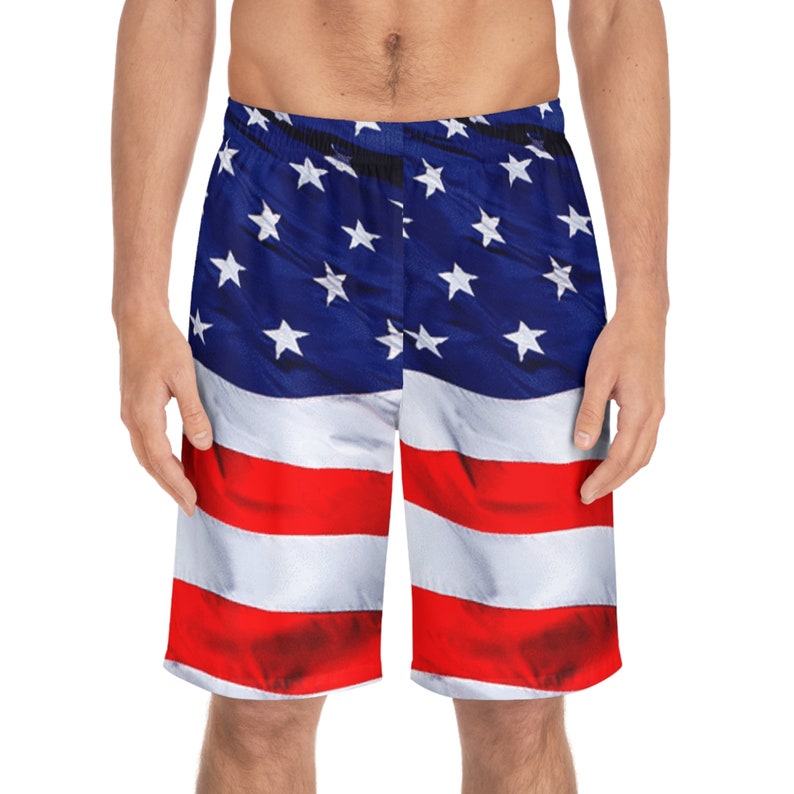 Rainbows Patriotic 4th Of July Boys Swim Trunks Toddler Swim Board Shorts Quick Dry Little Boy Swimwear Bathing Suits