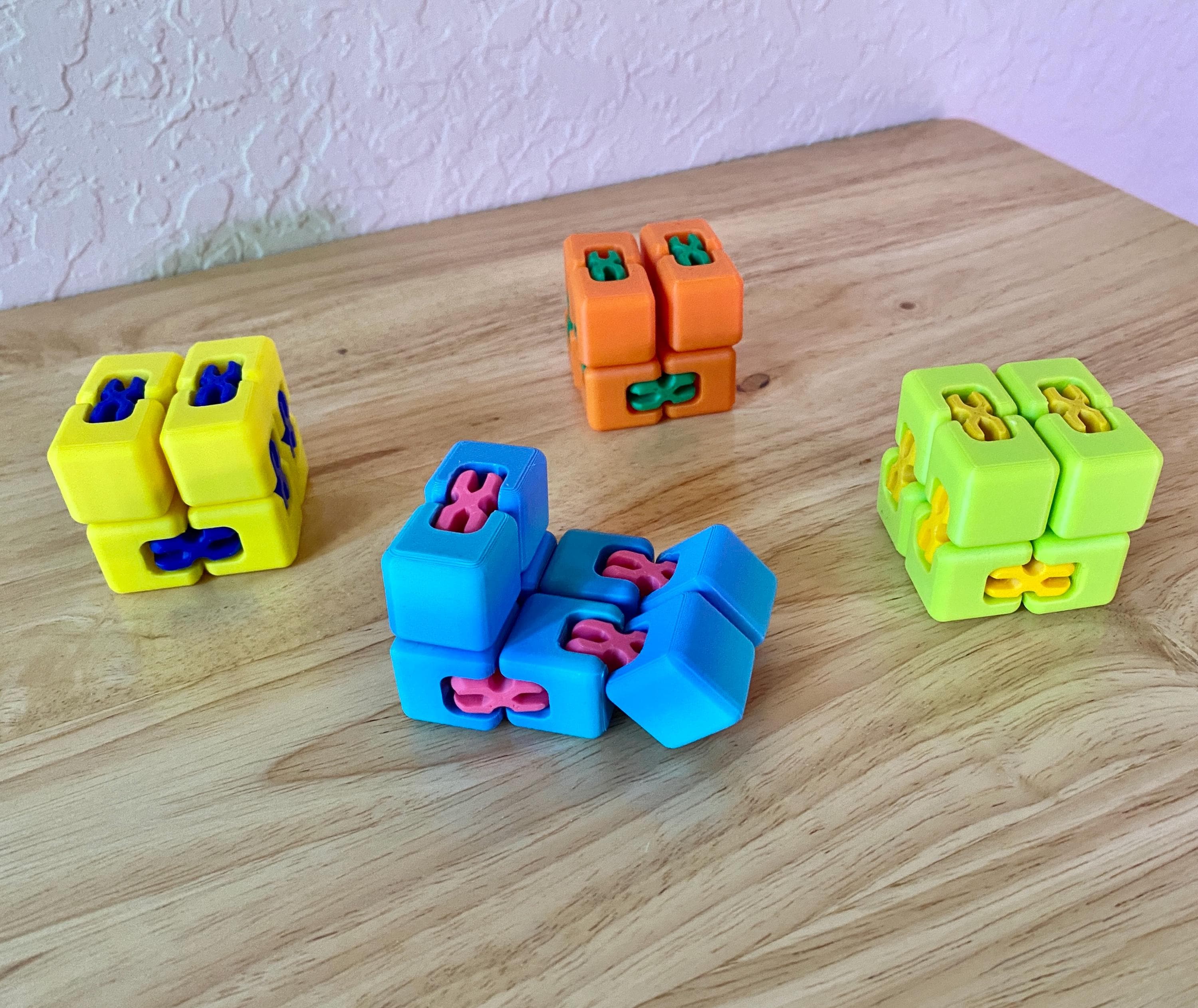 MINI Infinity Cube Fidget Toy 3D Printed - Gift Idea for Any Age ...