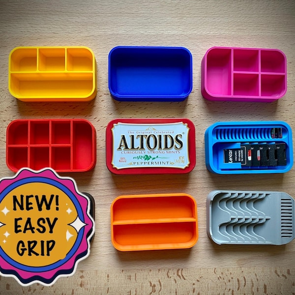 Altoids Zinneinsatz - Teilereinsatz-Organizer, Trinket-Tablett Schmuckaufbewahrung Pillenveranstalter - Benutzerdefinierter Organizer für unterwegs