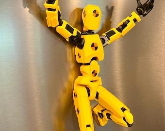 CRASH TEST Dummy 13 Magnético GRAN tamaño V1.0 Escala 200% con 8 imanes - Figura de acción articulada - Totalmente ensamblada