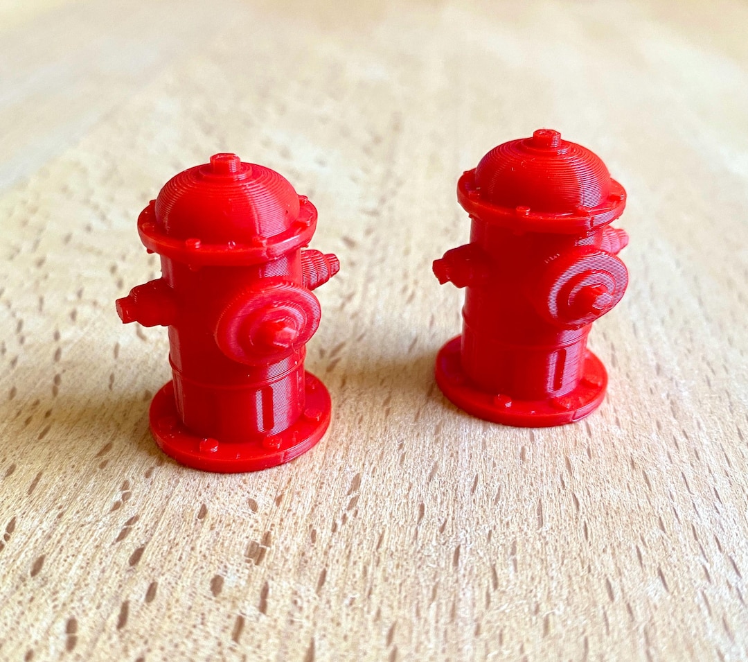 Tire Valve Caps - Fire Hydrant Valve Stem Cap (set of 4)! 3D Printed ...