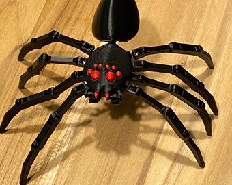 Articulated Spider ABS Posable Figure - 13 cm - 5.12 inches - NEW multiple color options