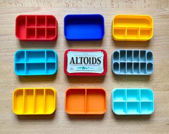 Altoids Tin Insert - Divider Insert Organizer, Sewing Kit trinket organizer tray Jewelry Storage Pill organizer - Custom Organizer On-the-Go