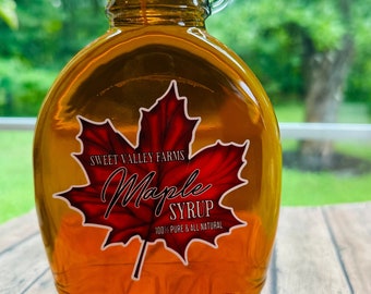 Maple Syrup Labels, Maple Leaf Labels, Syrup Stickers, Maple Syrup Bottle Labels, Canning labels, Maple Tree Tapping Syrup Labels, die cut